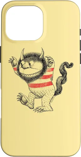 Vista 24 de Where The Wild Things are Line Art - Carcasa para iPhone 17