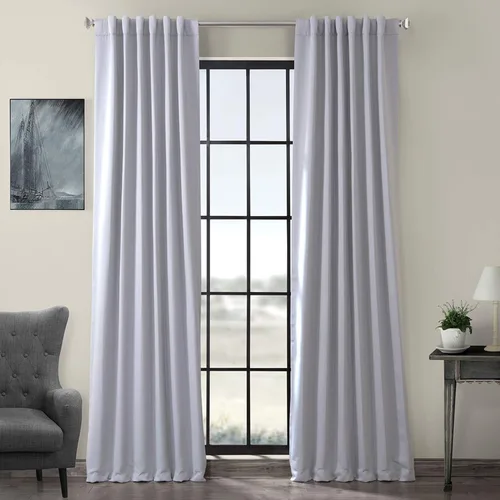 Vista 36 de HPD Half Price Drapes BOCH-171113-84, cortinas sólidas para oscurecer habitación (1 panel), 50 x 84 pulgadas, color beige alabastro