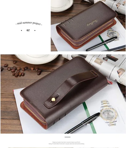 Vista 2 de GXF-BAELLERY - Cartera para hombre con cremallera grande
