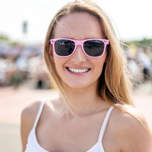 Vista 138 de Suministros para regalos de fiesta de colores neón Paquete de 8 gafas de sol unisex