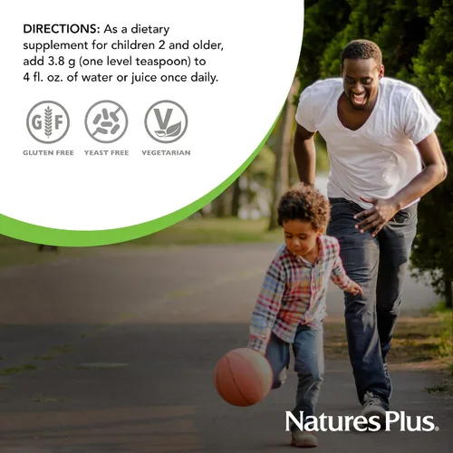 Vista 6 de NaturesPlus Animal Parade MagKidz, sabor a cereza, 0.38 libras, suplemento de magnesio en polvo para niños, apoyo para la salud ósea y muscular, sin