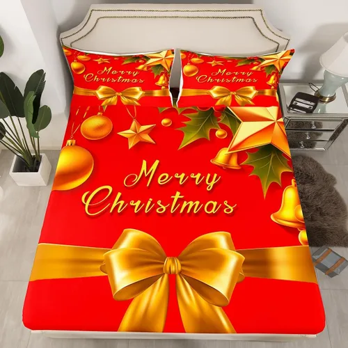 Vista 14 de Erosebridal Divertida sábana bajera ajustable de Halloween para niños, lindo juego de ropa de cama de calabaza fantasma, decoración de Halloween