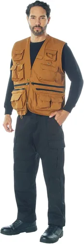 Vista 12 de Rothco Uncle Milty - Chaleco, caqui Negro