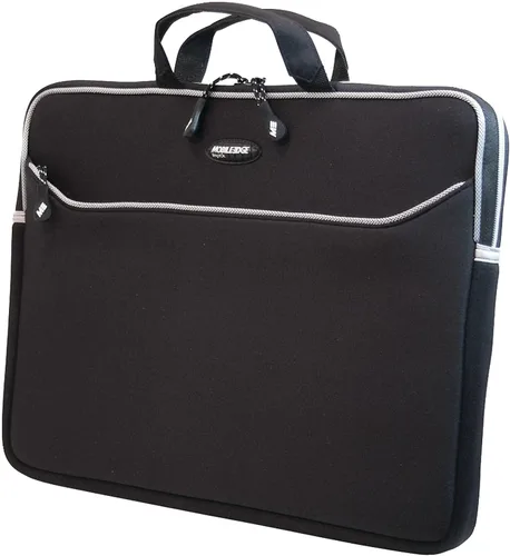Vista 2 de Mobile Edge SlipSuit MESS1-173 - Funda protectora para laptop de 17.3 pulgadas, de neopreno, con asa para viajes, trabajo, negocios, mochila