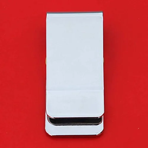 Vista 6 de US 2009 D.C. & U.S. Territories Guam Quarter BU Uncirculated Coin Solid Brass Gold Silver Two Tone Money Clip New - High Quality