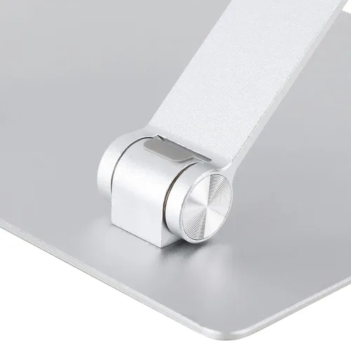 Vista 6 de Amazon Basics Soporte ergonómico resistente y portátil para laptop de escritorio, elevador ajustable, se adapta a todas las laptops y notebooks