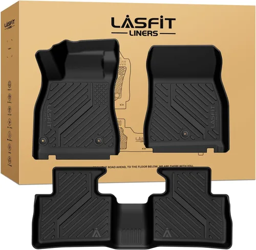 Vista 13 de LASFIT Alfombrillas de suelo y tapete de carga para Kia K4 2026 2025 para todo tipo de clima, TPE ajuste personalizado, juego completo