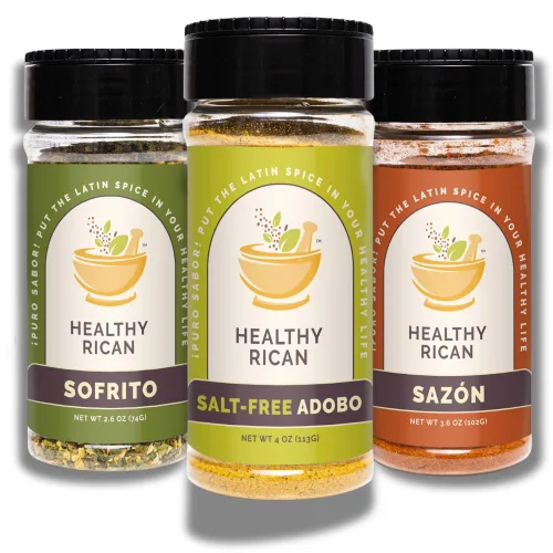 Vista 10 de Healthy Rican Adobo Sazón Sofrito Condimento y Hierbas Mixto en Polvo Sin OMG Sin Conservantes Sin MSG Sin Colorantes Artificiales Sin Gluten Apto
