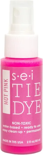 Vista 32 de S.E.I. Botella de Spray de Tie Dye del 4 de Julio: 2oz. Spray de Tinte para Tela No Tóxico, Tinte Permanente para Ropa DIY, Un Paso, Suministros