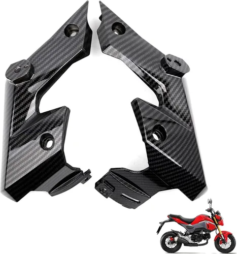 Vista 13 de Mokuo Funda de Velocímetro de Fibra de Carbono para Motocicleta Fit para Honda Grom Msx125 SF 2016-2020 Kit de Carenados Piezas