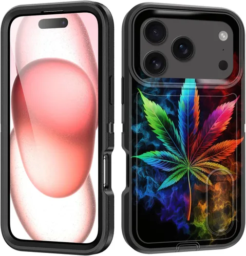 Vista 105 de Funda para iPhone Air con soporte integrado, a prueba de golpes, polvo y caídas, 3 capas, grado militar, funda protectora para iPhone Air de 6.5
