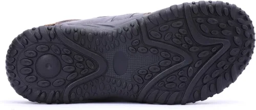 Vista 6 de Harssidanzar Sandalias de pescador de cuero para hombre Sandalias de dedo cerrado para hombres KM226US