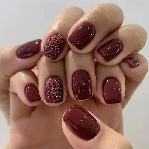 Vista 40 de Uñas postizas a presión con punta francesa, uñas postizas cuadradas cortas con diseños de cuentas de flores 3D, uñas blancas a presión, uñas Blanco