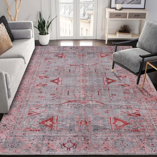 Vista 10 de Superior Alfombra de pasillo de interior para sala de estar, dormitorio, cocina/comedor, oficina, única, alfombras con respaldo de algodón