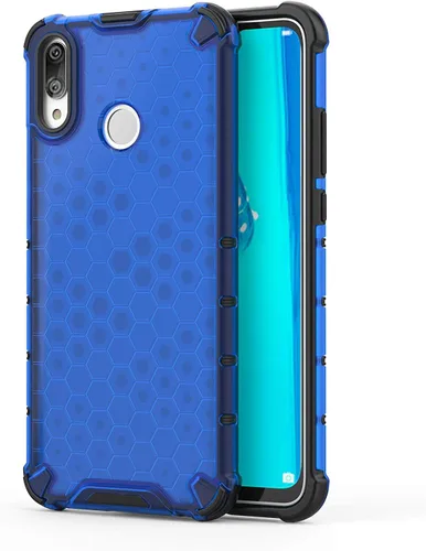Vista 199 de Pzwoxukhov Funda compatible con Huawei Nova 3i, compatible con Huawei P Smart+ 2018 Honeycomb Anti-Drop Shock-Absorbing Case Negro
