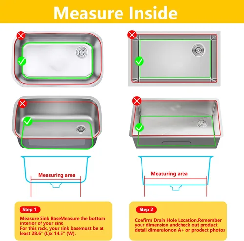 Vista 46 de Protectores de fregadero de cocina de 12 x 11 y 13 x 11 pulgadas, protectores de silicona para fregadero de cocina para la parte inferior del Gris