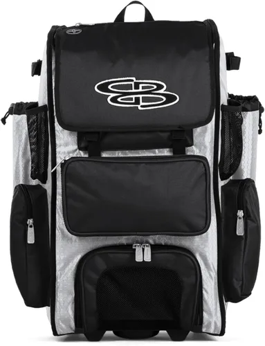 Vista 42 de Boombah Rolling Superpack - Bolsa para equipo de béisbol/sóftbol, varios colores, mango telescópico y capacidad para 4 murciélagos, versión