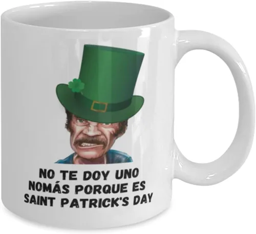Vista 2 de Regalo para el día de san Patricio taza de café no te doy una nomas
