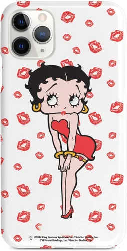Vista 8 de Inspired Cases - Compatible con iPhone Xs Max - Funda protectora con textura 3D para Apple iPhone Xs Max - Classic Betty Boop