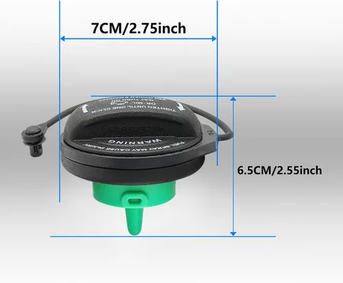 Vista 4 de Tapa de gasolina 5C0201550T para Volkswagen VW Jetta GTI Golf R SportWagen Alltrack Tiguan Audi A4 A5 A8 Quattro S4 S5 S8 Q5 RS5 SQ5 Allroad Tapa