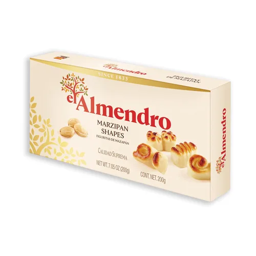 Vista 6 de El Almendro Mazapán Shapes (Mazapan) Turron 7oz (200 G)