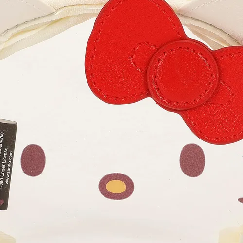 Vista 7 de Bioworld Sanrio Hello Kitty - Juego de bolsas de cosméticos de 3 piezas con estampado y cierre de cremallera