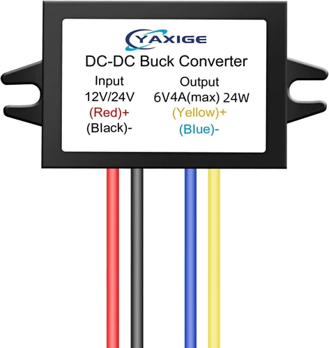 Vista 8 de DC 24V a 5V 4A (máx.) 20W Regulador de voltaje reductor - Módulo reductor impermeable (2 piezas)