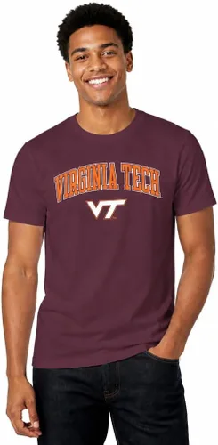 Vista 69 de Campus Colors NCAA - Camiseta de algodón para adulto, unisex, para el día del juego Azul marino