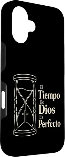 Vista 3 de Fe Cristiana El Tiempo De Dios ES Perfecto Cross - Carcasa para iPhone 16
