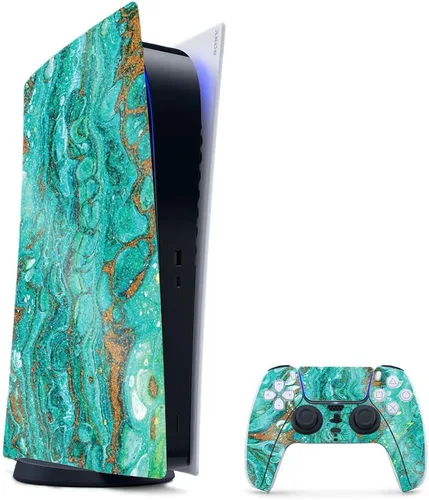 Vista 71 de MightySkins - Skin para juegos con purpurina brillante para PS5 y PlayStation 5, ágata amatista, acabado duradero con purpurina de alto brillo