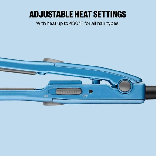 Vista 4 de BaBylissPRO Nano Titanium Mini Flat Iron Hair Straightener, 0.5" Hair Straightener Iron for Touch Ups & All Hair Types, Perfect for Travel