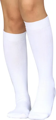 Vista 3 de Bestjybt Calcetines altos opacos de algodón para mujer
