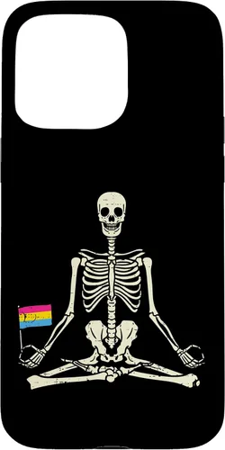 Vista 31 de Skeleton Yoga Pansexual Flag Yogi Asana Pan Pride LGBT Gift Case for iPhone 17