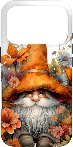 Vista 30 de Happy Fall Gnome Autumn Leaves Case for iPhone 17