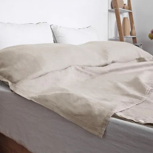 Vista 8 de S VICTORY SYMBOL Sábana de cama portátil 100% lino, forro de saco de dormir para hotel y viajes, saco de dormir para adultos, ultra ligero