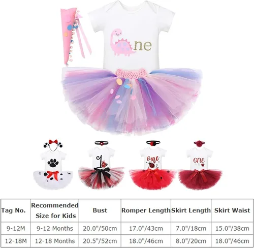 Vista 7 de IMEKIS Mameluco con estampado de huellas de patas, falda tutú + diadema de orejas de perro, disfraz de Halloween y cosplay