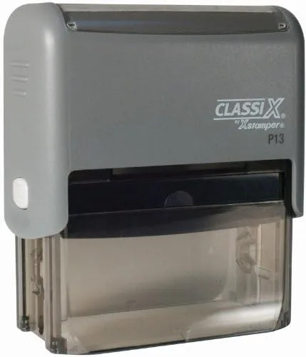 Vista 2 de Xstamper Classix P12 - Dirección autoentintada (plástico, 5 líneas)