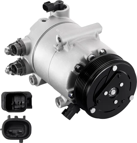 Vista 25 de BDFHYK Compresor de aire acondicionado con embrague compatible con Ford F-250 F-350 Super Duty 6.2L 2017-2019, F-450 F-550 Super Duty 6.8L