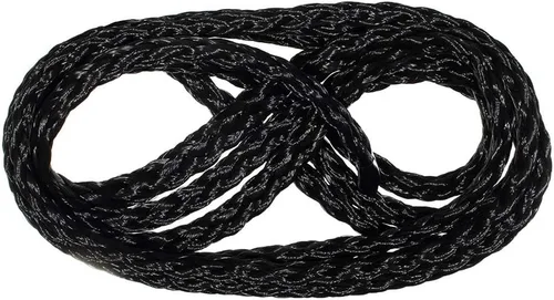Vista 3 de Golberg Hollow Braid - Cuerda de polipropileno - Barreras, campos de golf, señalización de senderos Negro
