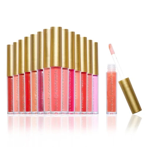 Vista 7 de Beauty Concepts - Colección de brillo de labios – Juego de maquillaje de labios brillante para un acabado radiante, colección floral