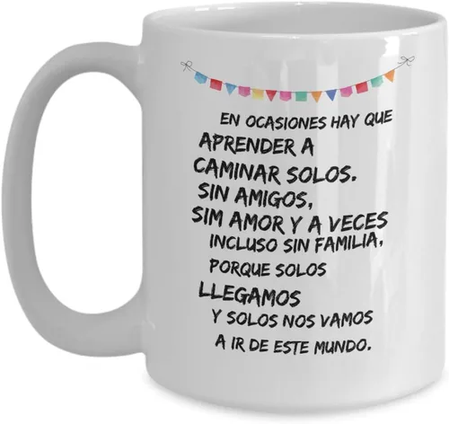 Vista 3 de Regalo para amigos Taza de cafe con afirmaciones Perfecto regalo para graduados, profesionales y estudiantes Vaso con mensajes positivas