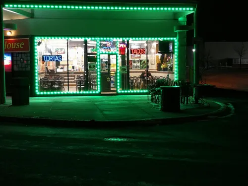 Vista 7 de Luz verde LED de la ventana del escaparate los 20ft con la UL enumeró la fuente de alimentación 12v 3A