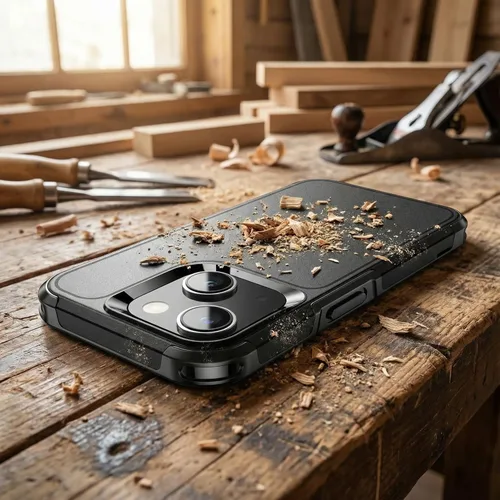 Vista 8 de Funda a prueba de golpes para iPhone 15, [Protección contra caídas de grado militar de 15 pies], con 2X [Protector de pantalla de vidrio templado]