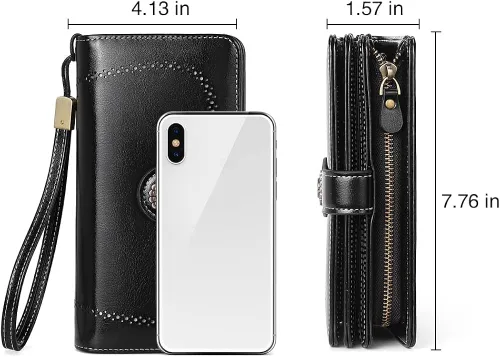 Vista 3 de CLUCI Maletín para mujer con cartera