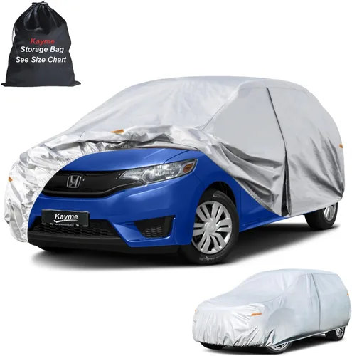 Vista 22 de Kayme Funda impermeable para automóvil deportivo para todo tipo de clima. Consulta la tabla de tallas del vehículo para un ajuste preciso. Cubierta