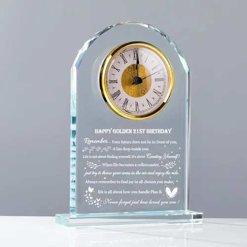 Vista 17 de Movdyka Regalos de 70 cumpleaños para mujeres y hombres – Reloj de cristal personalizado 1956 70 años de edad regalo para ella él – Ideas de regalos