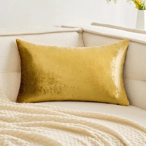 Vista 29 de MIULEE - Funda de almohada de terciopelo suave de lujo decorativa, funda de cojín rectangular única para sofá de primavera, dormitorio, automóvil