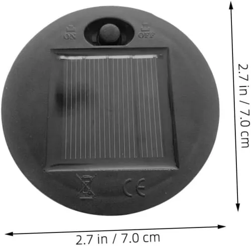 Vista 2 de Paneles solares de repuesto para luces de jardín, luces solares al aire libre, 3 piezas