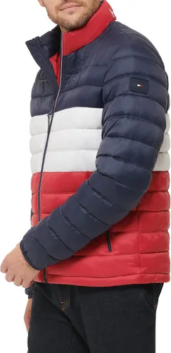 Vista 3 de Tommy Hilfiger Ultra Loft Chaqueta inflada, ligera y plegable para hombre, tallas estándar, grandes y altas