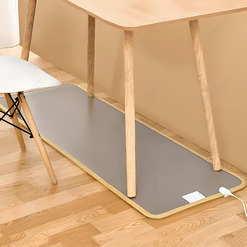 Vista 5 de Heated Carpet,Electric Floor Heating,Indoor Circulating Heat,Adjustable Temperature,Durables PVC,Creates a Warm Space for Family (100×100cm)